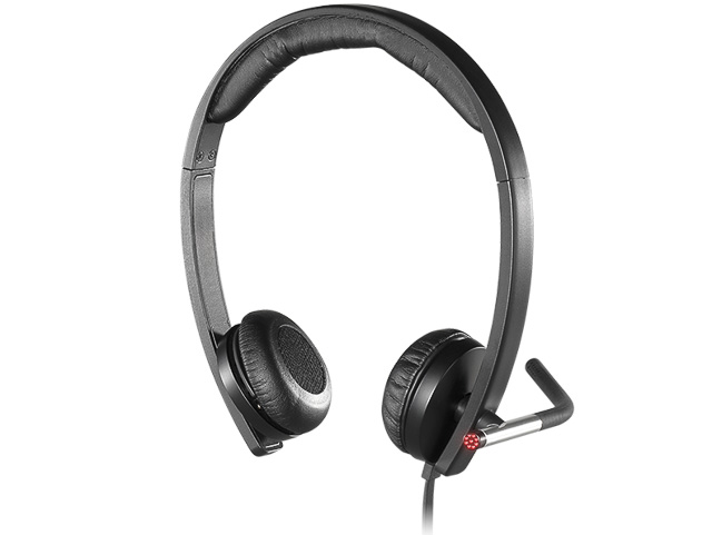 LOGITECH H650E HEADSET USB 981-000519 Kabel/stereo
