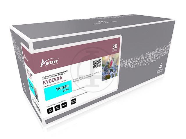 AS20027 ASTAR KYO. M5526 TONER CYA 1T02R7CNL0/TK5240C 3000Seiten