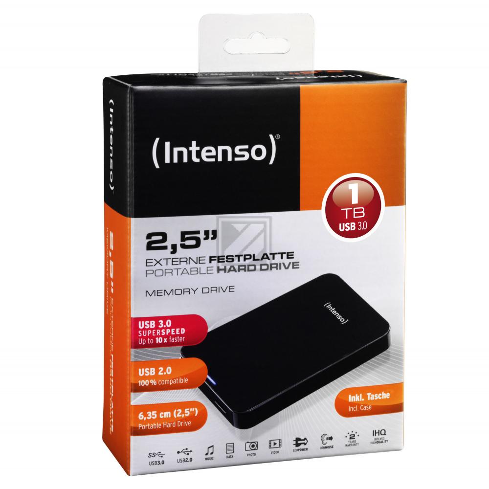 INTENSO 2.5 HDD MEMORY DRIVE 1TB 6023560 USB 3.0 extern
