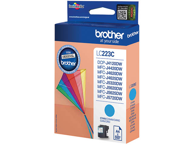 LC223C BROTHER MFCJ4420DW TINTE CYA ST 550Seiten Standard Kapazitaet