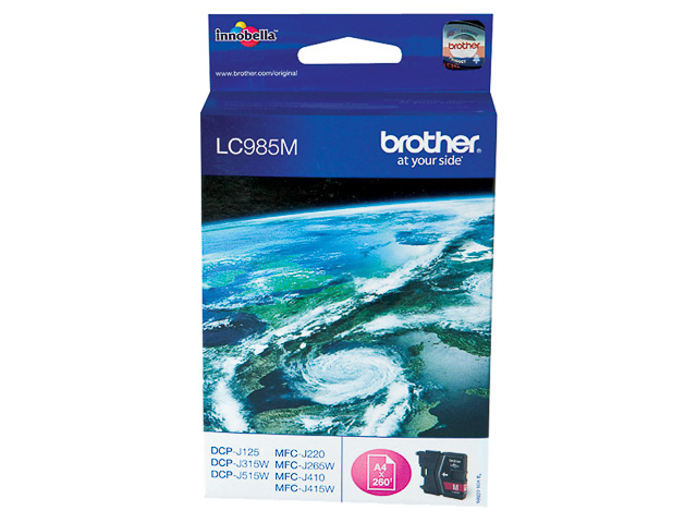 LC985M BROTHER DCPJ315W TINTE MAGENTA 260Seiten