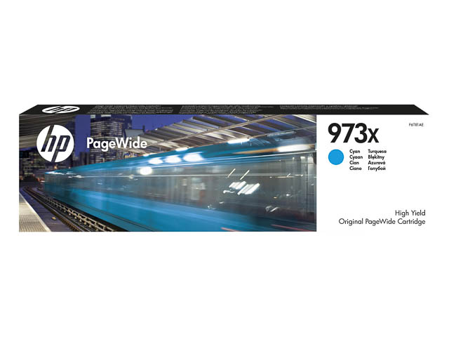 F6T81AE HP PW PRO452DW TINTE CYAN HC HP973X 7000Seiten hohe Kapazitaet