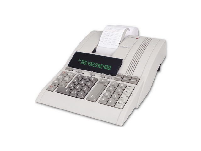 OLYMPIA CPD5212 TISCHRECHNER LICHTGRAU 945846002 12stelliges Display
