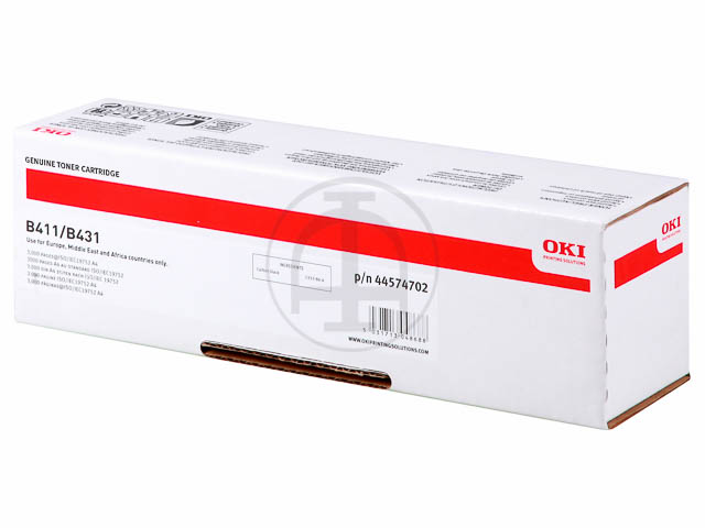 44574702 OKI B411 TONER BLACK 3000Seiten