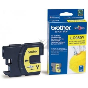 LC980Y BROTHER DCP Tinte yellow 260 Seiten