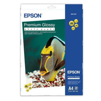 C13S041287 EPSON Premium Fotopapier A4 (210x297mm) 20Blatt weiss 255gr