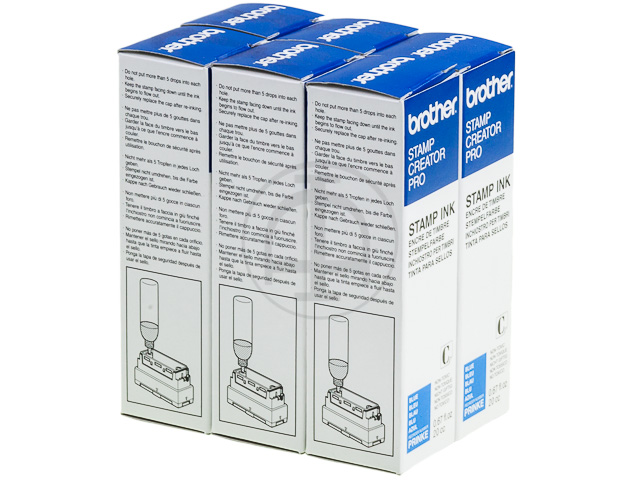 PR-INKE BROTHER SC2000 STEMPELTINTE BLAU 20ml Nachfuellung