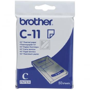 C11 BROTHER Thermopapier 50Blatt Thermo