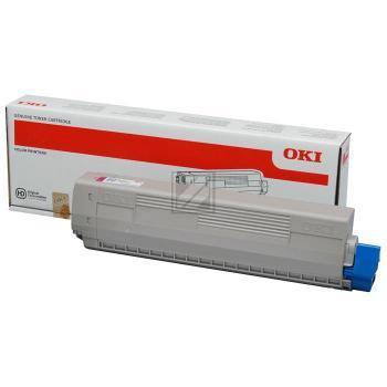 44844613 OKI C8xx Toner yellow 7300 Seiten