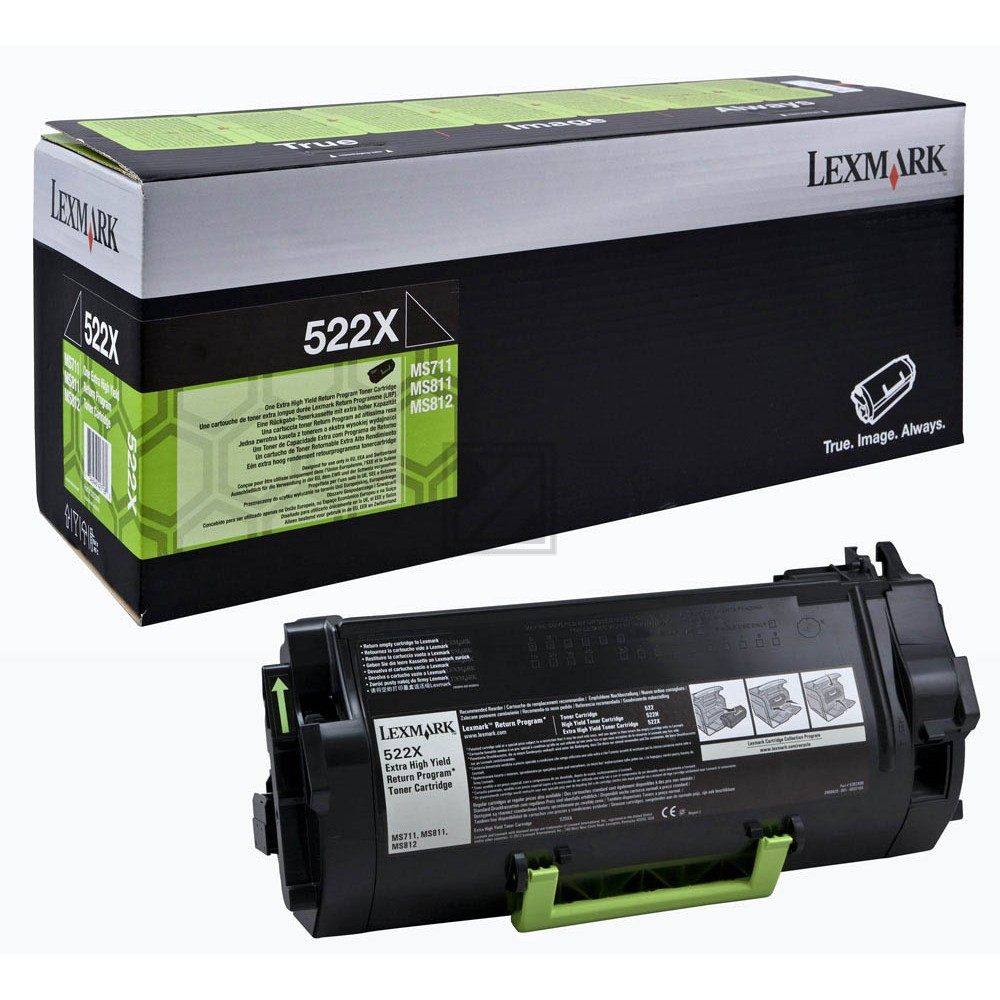 52D2X00 LEXMARK 522X MS Toner black EHC return 45.000Seiten
