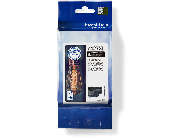 LC427XLBK BROTHER MFCJ5955DW TINTE BLACK 6000Seiten hohe Kapazitaet
