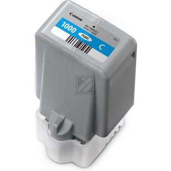 0547C001 CANON PFI1000C IPF Tinte cyan 5025Seiten 80ml
