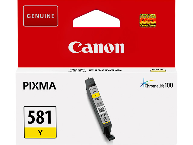 CLI581Y CANON TS6150 TINTE YELLOW ST 2105C001 Nr.581 5,6ml Standard Kap.