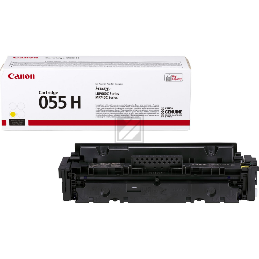 3017C002 CANON 055HY LBP Cartridge yellow HC 5900Seiten