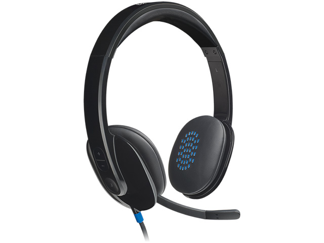 LOGITECH H540 HEADSET USB 981-000480 Kabel/stereo