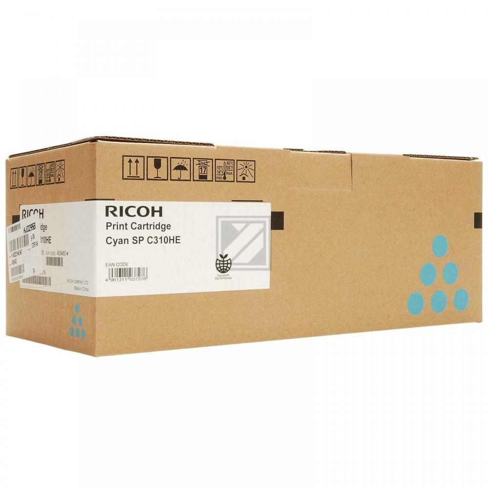 407637 RICOH Type SPC310HE SP Toner cyan HC 6000Seiten