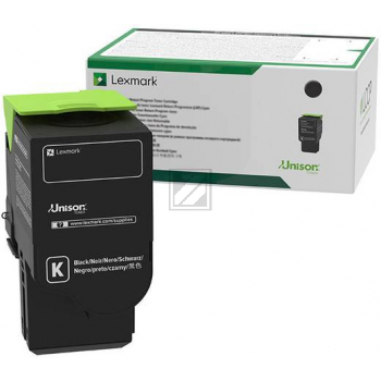 C232HK0 LEXMARK C/MC Toner black HC return 3000Seiten