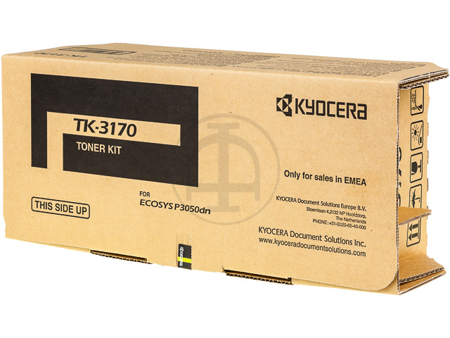 TK3170 KYOCERA P3050DN TONER BLACK 1T02T80NL1 15.500Seiten