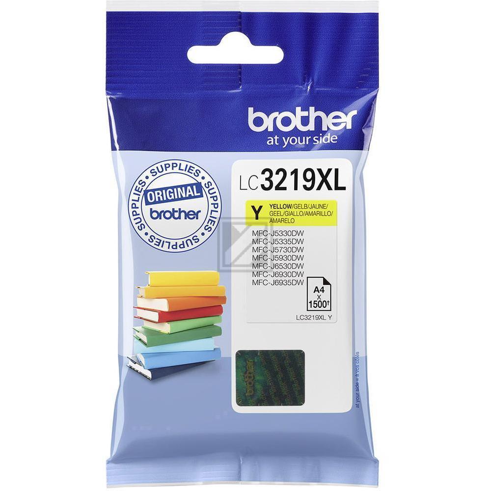 LC3219XLY BROTHER MFC Tinte yellow HC 1500Seiten
