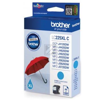 LC225XLC BROTHER MFC Tinte cyan HC 1200 Seiten