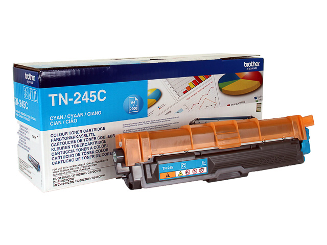 TN245C BROTHER HL3140 TONER CYAN HC 2200Seiten hohe Kapazitaet