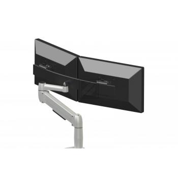 BNESPBDC BAKKER Space arm beam Monitorarm 7-14kg dual silber