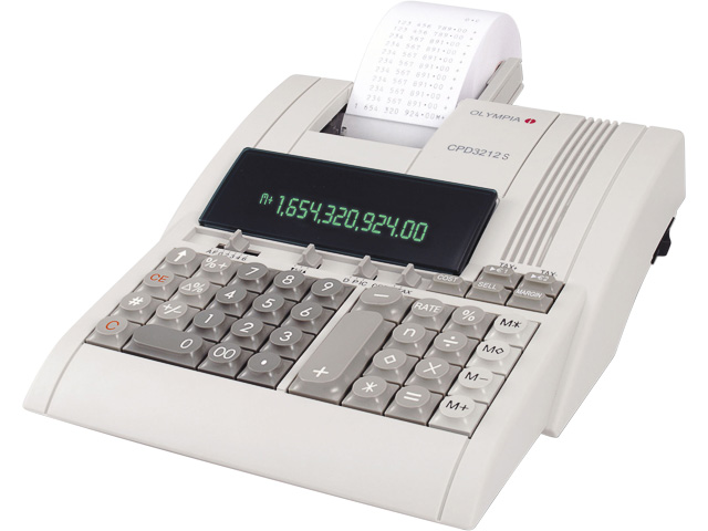 OLYMPIA CPD3212T TISCHRECHNER LICHTGRAU 946776005 12stelliges Display