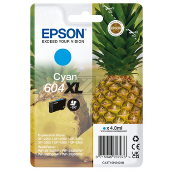 C13T10H24010 EPSON Nr.604XL XP/WF Tinte cyan HC 350Seiten 4ml