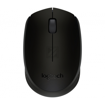 910-004424 LOGITECH M171 Funkmaus 3Tasten 1000dpi schwarz 2.4GHz