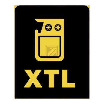 1868809 DYMO XTL Schrumpfschlauch 6mm schwarz weiss 5,5 Meter