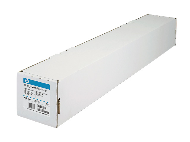 C6035A HP INKJET PAPIER 24 610mmx45,7m 90gr hochweiss