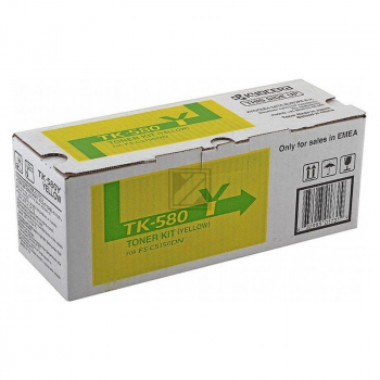 1T02KTANL0 KYOCERA TK580Y FSC Toner yellow 2800Seiten