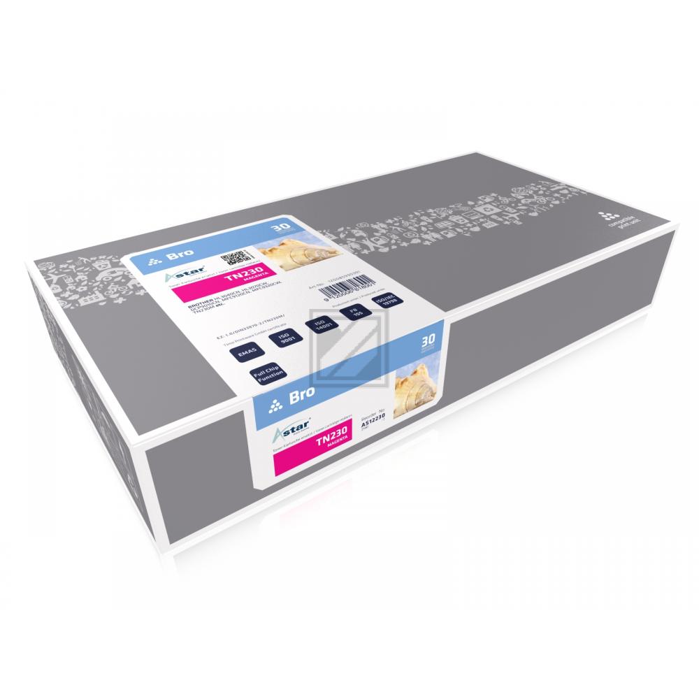 AS12230 ASTAR BROTHER TN230M HL Toner magenta rebuilt 1400Seiten Chip