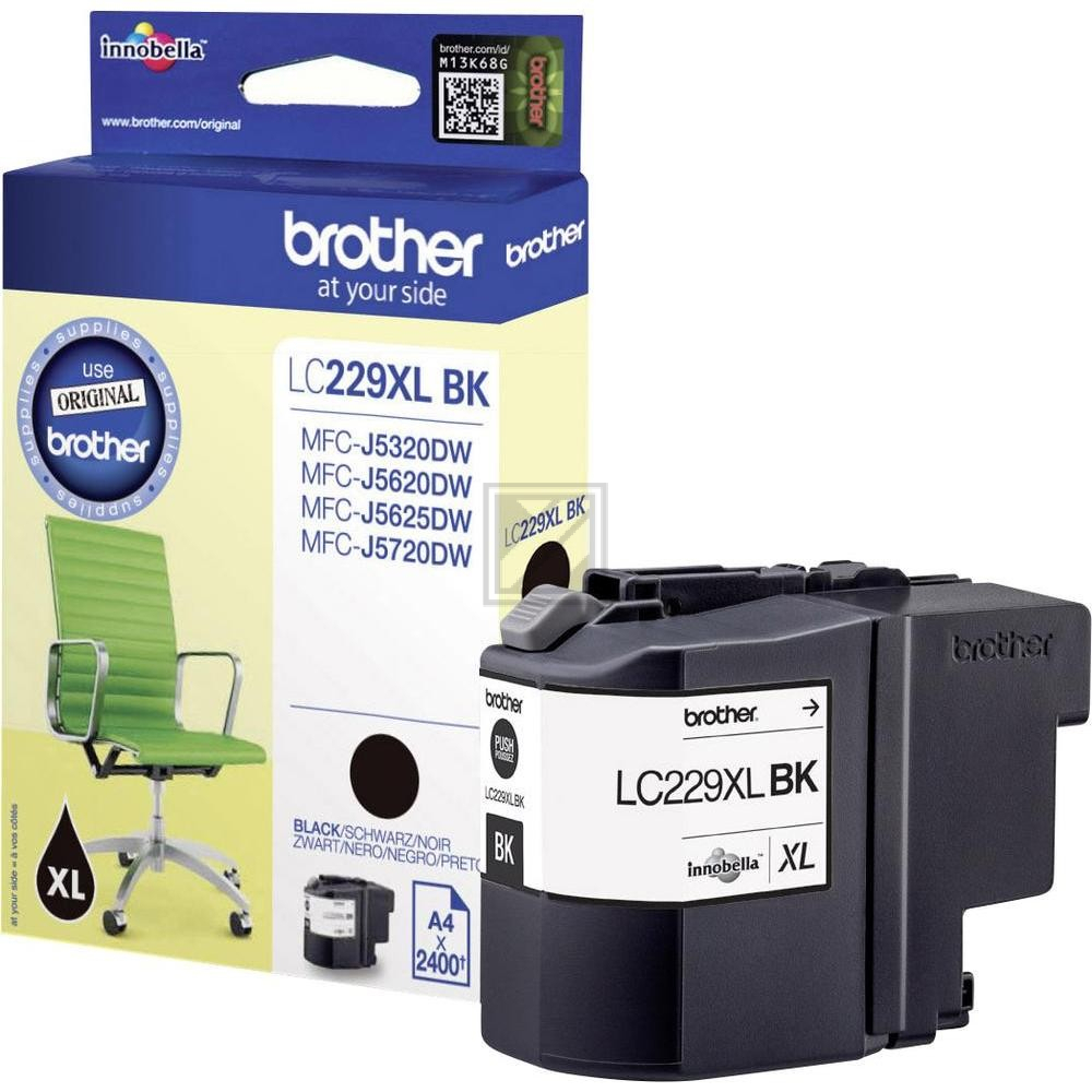 LC229XLBK BROTHER MFC Tinte black HC 2400Seiten
