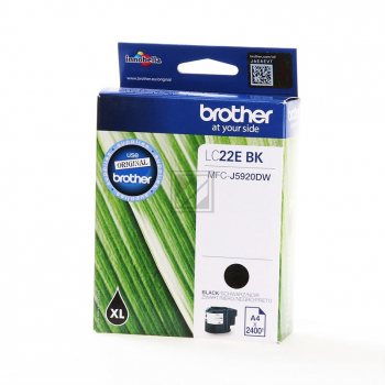 LC22EBK BROTHER MFC Tinte black 2400 Seiten
