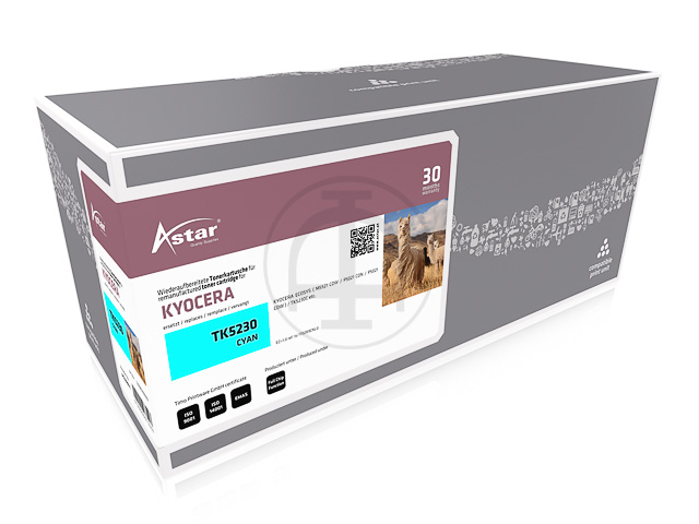 AS20071 ASTAR KYO. M5521CDN TONER CYA 1T02R9CNL0 TK5230C 2200Seiten