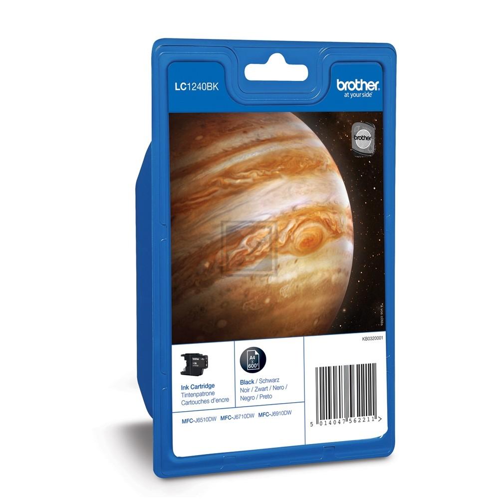 LC1240BK BROTHER MFC Tinte black 600 Seiten