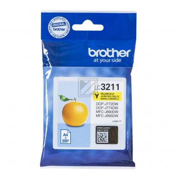 LC3211Y BROTHER DCP Tinte yellow ST 200 Seiten