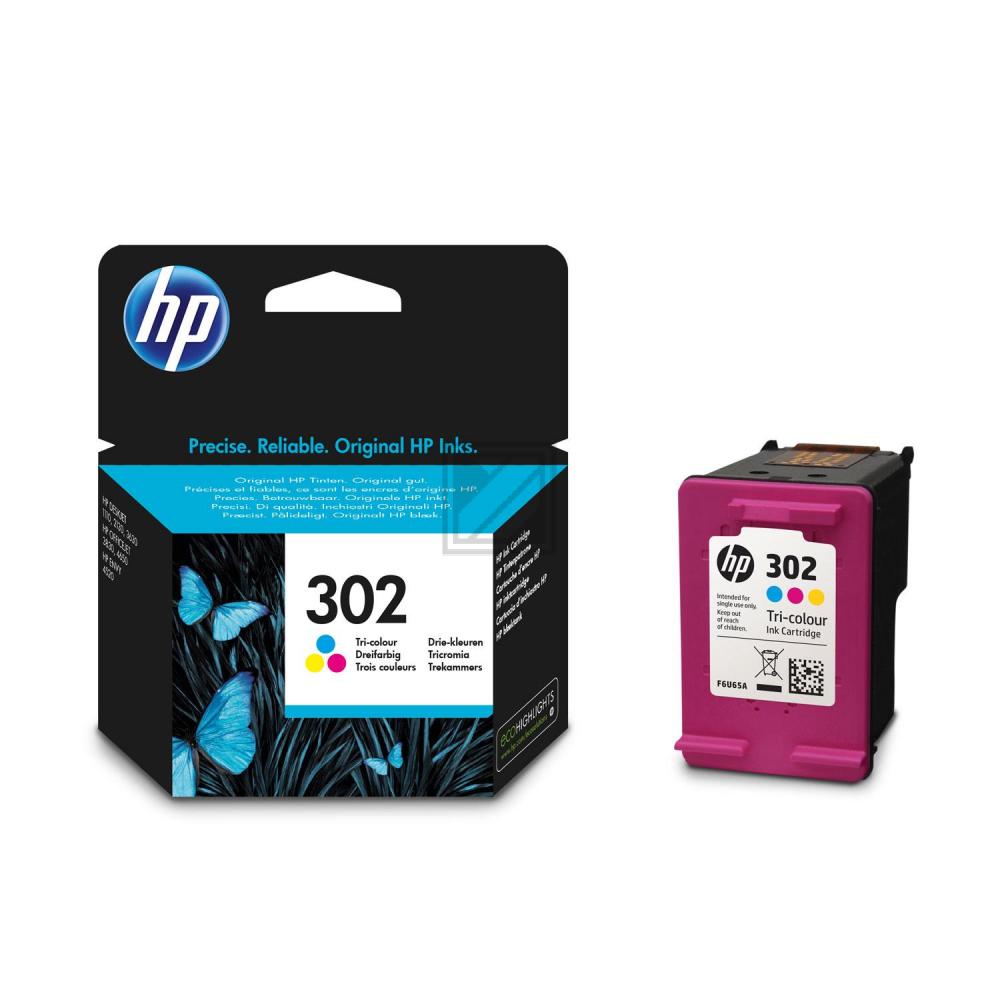 F6U65AE#UUS HP 302 OJ Tinte color ST 150 Seiten 4ml