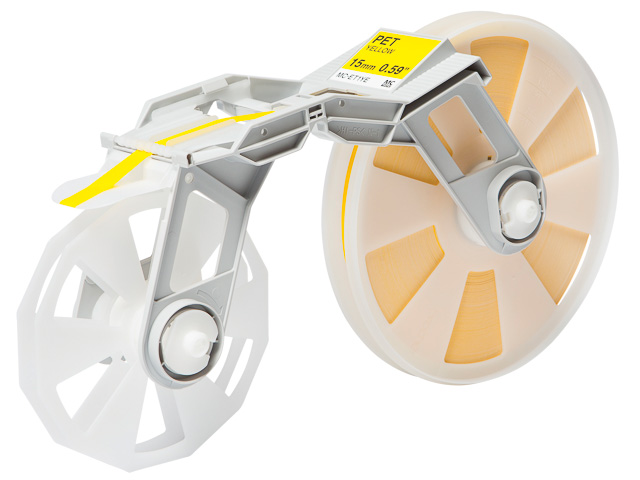 MCET1YE BROTHER 15mm GELB OPP Tape Creator Plastik Film 15mmx310m