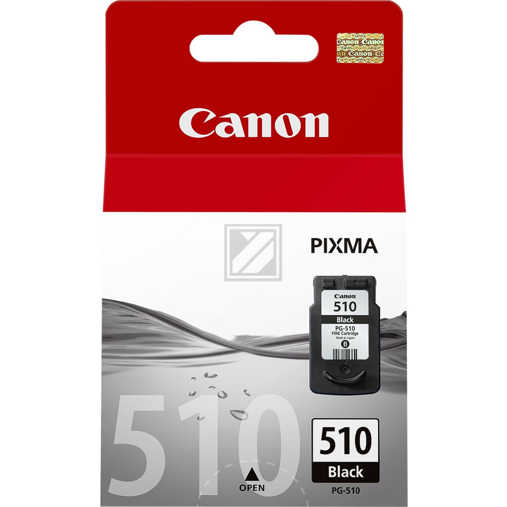 2970B001 CANON PG510 Nr.510 Pixma MP Tinte black ST 220Seiten 9ml