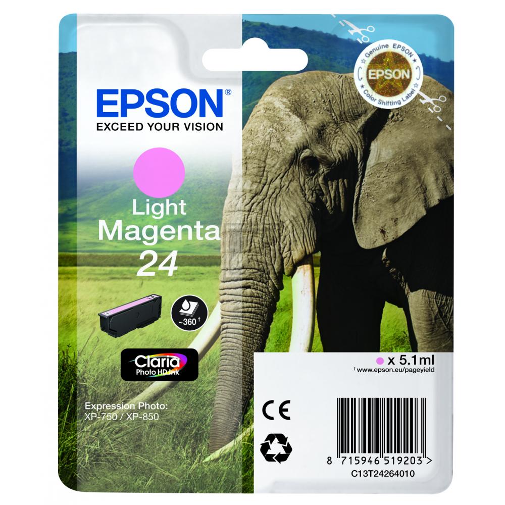 C13T24264012 EPSON XP Tinte light mag ST 360Seiten 5,1ml