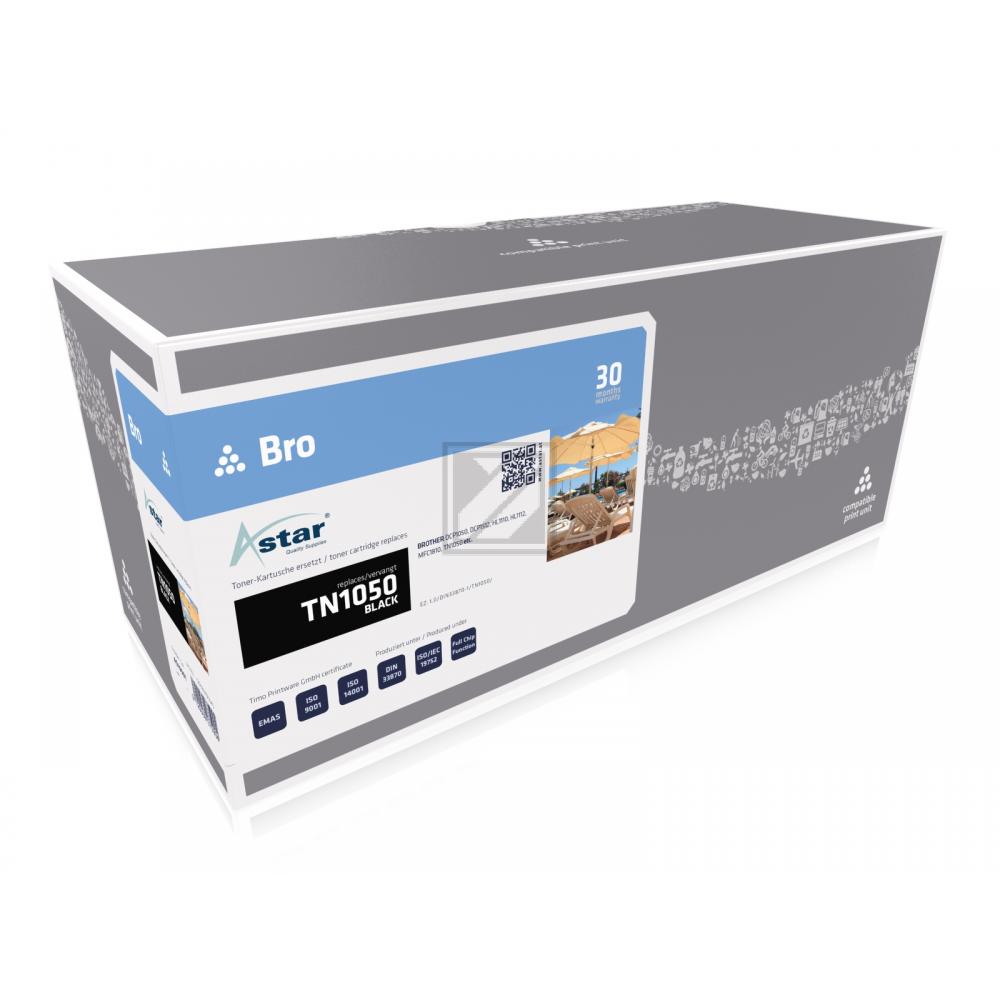 AS10501 ASTAR BROTHER TN1050 DCP Toner black rebuilt 1000Seiten Chip