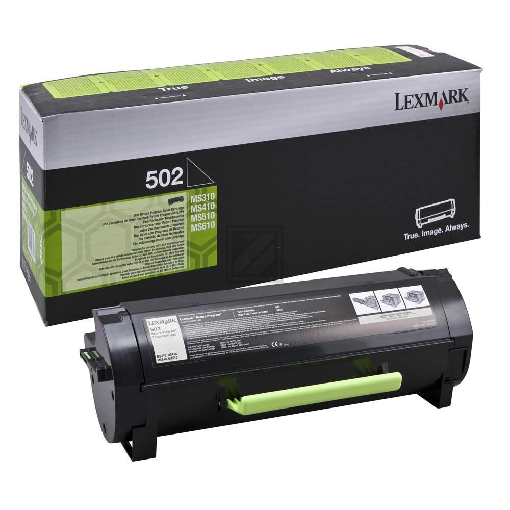 50F2000 LEXMARK 502 MS Toner black ST return 1500Seiten