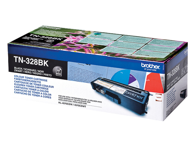 TN328BK BROTHER HL4570CDW TONER BLACK 6000Seiten