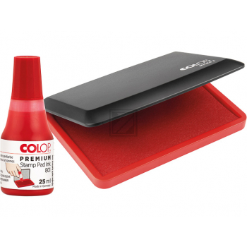 151306 COLOP Stempelkissen+Farbe Micro 2 110x70mm Farbe 801 rot + 25ml