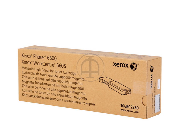 106R02230 XEROX PH6600 TONER MAGENTA HC 6000Seiten hohe Kapazitaet