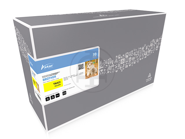 AS20048 ASTAR BRO. HLL8260 TONER YEL TN421Y 1800Seiten