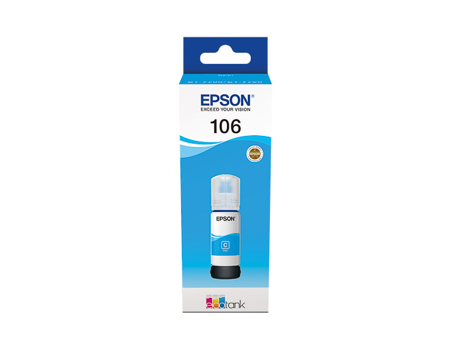 C13T00R240 EPSON ET7700 TINTE CYAN 70ml 5000Seiten Flasche EcoTank 106