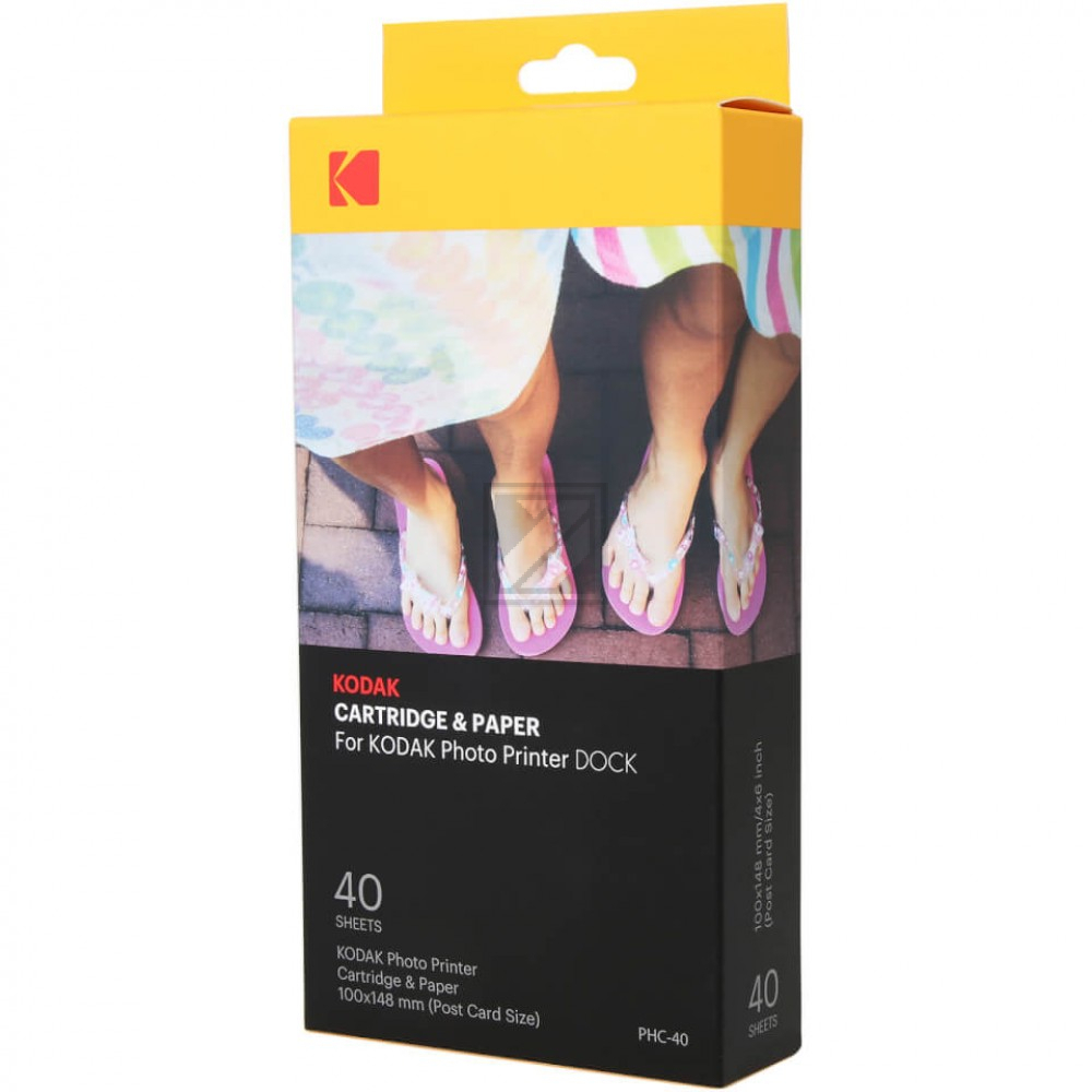 PHC40 KODAK PHC40 Cartridge 4x6 40 Fotos Thermo